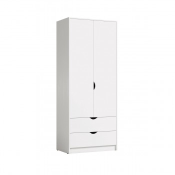 Шкаф для одежды 13.327 Уна (Белый) в Мотыгино - motygino.mebel54.com | фото