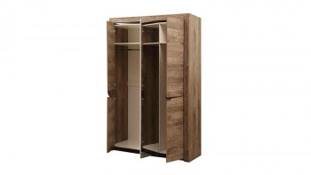 Шкаф для одежды "Лючия" (3-х дв.) (кейптаун/зеркало) в Мотыгино - motygino.mebel54.com | фото