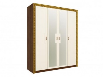 Шкаф комбинированный "Айрум" (дуб кальяри/белый/зеркало/1744) в Мотыгино - motygino.mebel54.com | фото