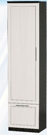 Шкаф средний с ящиком ДЛЯ ГОСТИНОЙ ШСЯ-450 Венге/Дуб выбеленный в Мотыгино - motygino.mebel54.com | фото
