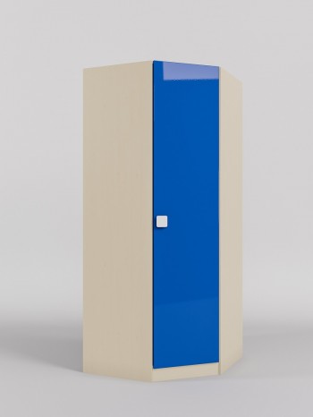 Шкаф угловой (угловая секция) Скай люкс (Синий/корпус Клен) в Мотыгино - motygino.mebel54.com | фото