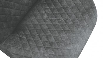 Стул «Оливер» К3 Черный/Микровелюр Wellmart Graphite в Мотыгино - motygino.mebel54.com | фото