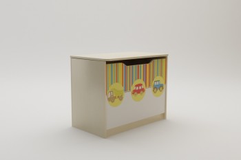 Ящик для игрушек Клаксон (Бежевый/корпус Клен) в Мотыгино - motygino.mebel54.com | фото